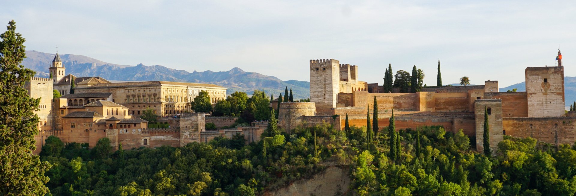 Der Alhambra Palast in Granada